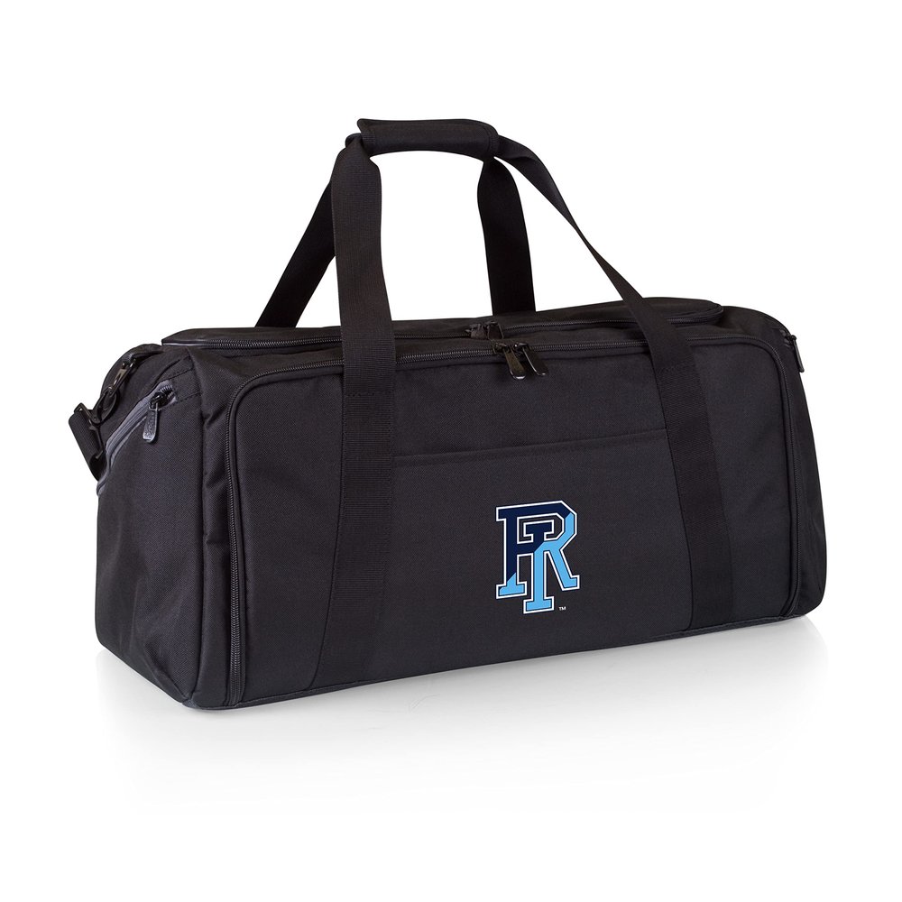 PICNIC TIME NCAA Rhode Island Rams BBQ Kit Grill Set & Cooler, BBQ Accessories Set with Case for Outdoor, Complete Grill Accessories Kit with Cooler Bag, (Black)