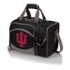 PICNIC TIME NCAA Indiana Hoosiers Malibu Cooler Picnic Basket, Insulated Cooler Tote with Picnic Set, (Black with Gray Accents) view 1