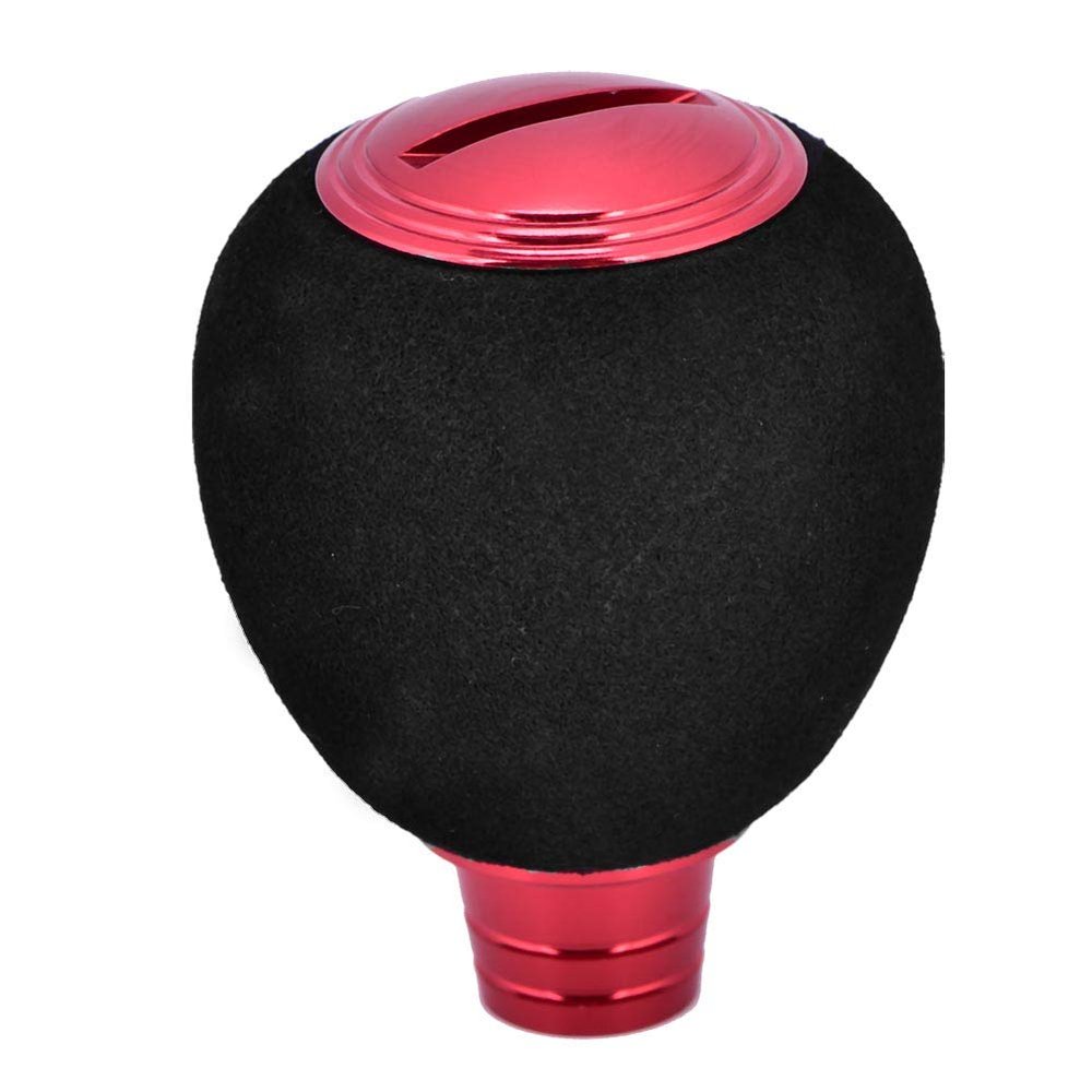 Fishing Reel Handle Knob, Fishing Reel Handle Modification Power Knob Reel Bait Casting Spinning Reels (Red)