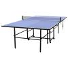 IUNNDS 6X3ft Mid-Size Table Tennis Tables - Indoor/Outdoor Portable Ping Pong Table Game for Adults/Teens,with Net,2 Table Tennis Paddles and 3 Balls (9X5ft Professional-Size) view 1