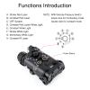 NOBUHIRO Upgrade Metal Airsoft PEQ Box Tactical Aiming Laser Sight, 10 Modes with Red Laser+White Light+IR Laser for Strobe/Constant/Momentary Functions, Fit for AEG GBB CQB Picatinny Rail (Black) view 3