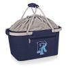 PICNIC TIME NCAA Rhode Island Rams Metro Shopping Basket, Insulated Picnic Basket, Collapsible Market Basket, Utility Tote Cooler Bag, (Navy Blue) view 1