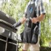 PICNIC TIME NCAA Rhode Island Rams BBQ Apron Tote Pro Grill Set, Heavy Duty BBQ Apron for Men with BBQ Accessories, Cooking Apron with BBQ Tools, (Black with Gray Accents) view 3
