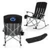 Picnic TIME NCAA Penn State Nittany Lions Outdoor Rocking Camp Chair, XL Heavy Duty Camping Chair for Adults, (Black) view 1