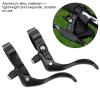 Bike Brake Levers, V-Brake Handlebar Aluminum Alloy Bicycle Brake Handle for Mountain Bike, Road Bike, Folding Bike, MTB, 31.8mm Accessory(Black) view 2