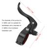 Bike Brake Levers, V-Brake Handlebar Aluminum Alloy Bicycle Brake Handle for Mountain Bike, Road Bike, Folding Bike, MTB, 31.8mm Accessory(Black) view 3