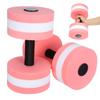 SEWACC Water Dumbbells for Pool Fitness 2 Pcs Lightweight Aquatic Exercise Dumbbells Eva Foam Water Barbells for Resistance Aerobics and Pool Workouts view 1