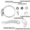 Universal Torque Arm Conversion Kit,Fit for Electric Bicycle E-Bike Front or Rear Hub Motors (M14) 2 Set view 3