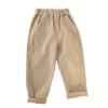 Yartina Toddler Baby Boys Jogger Pants Pull On Cargo Dungarees Drawstring Sweatpants with Pockets Casual Wear Champagne 2-3 Years view 1