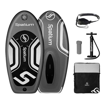 Spatium Hydrofoil Board for Surfing Inflatable Surfing Wing Foil Board Surf Hydrofoil Surfboard Dark Grey 120L Without Foil