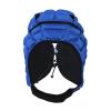 Soft Shell Rugby 7v7 Football Helmet Foam Padded Scrum Cap Headgear Autism Safety Bump Hat Head Support Protector Adjustable Flag Football Soccer Goalie Helmet for Youth Kids Adults view 3