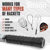 Teloon Overgrip Racket Grip Tape Tennis Overgrip Grip Tape(6 or 12 Pack) Absorb Sweatbands Stretchy Anti Slip Protector Handle Overgrips. (White-Black-30 pcs) view 2