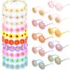 Groovy Retro Flower Sunglasses Headbands Party Favors Daisy Flower Costume Accessories Set 60s 70s Party Gifts for Kids (20 Pcs) view 1