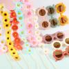 Groovy Retro Flower Sunglasses Headbands Party Favors Daisy Flower Costume Accessories Set 60s 70s Party Gifts for Kids (20 Pcs) view 4