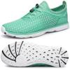 DOUSSPRT Women's Water Shoes Quick Drying Sports Aqua Shoes Green Size 7.5 view 1