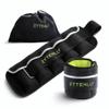 Adjustable Ankle Weights 1-5/10/15/20LBS Pair with Carry Bag - Breathable Fabrics, Reflective Trim - Strength Training Leg Wrist Arm Ankle Walking Weights Sets for Women Men Kids view 1
