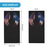 America Flag and Puerto Rico Flag Wings Seamless Neck Gaiter Shield Scarf Bandana Face Mask Seamless UV Protection for Motorcycle Cycling Riding Running Headbands view 2
