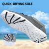 DOUSSPRT Women's Water Shoes Quick Drying Sports Aqua Shoes Darkgrey Size 9.5 view 4