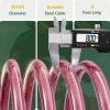 Titanker Bike Lock Cable, 4 Feet Bike Cable Lock Basic Self Coiling Kids Bike Lock Combination with Complimentary Mounting Bracket, 5/16 Inch Diameter (4FT, Pink-8mm) view 3
