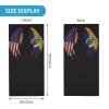 America Flag and Colombian Flag Wings Seamless Neck Gaiter Shield Scarf Bandana Face Mask Seamless UV Protection for Motorcycle Cycling Riding Running Headbands view 2