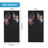 America Flag and Dominican Flag Wings Seamless Neck Gaiter Shield Scarf Bandana Face Mask Seamless UV Protection for Motorcycle Cycling Riding Running Headbands view 2