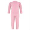 Jugaoge Kids Girls Boys Mock Neck Long Sleeve Thermal Top T-Shirt with Pants Set Warm Underwear Outfits Pink 5-6 Years view 4