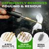 Universal Gun Cleaning Kit for All Guns - Portable Gun Cleaning Kits for Handguns and Rifles, Shotgun, Airsoft - Incl. Stainless Steel Rods, Brass Jags, Gun Cleaning Patches, Cleaning Swabs view 2