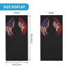 America Flag and Cambodian Flag Wings Seamless Neck Gaiter Shield Scarf Bandana Face Mask Seamless UV Protection for Motorcycle Cycling Riding Running Headbands view 2