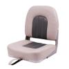 Deckpro Angler Low Back Boat Seat, Fold-Down Fishing Boat Seat Grey/Charcoal view 1