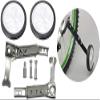Bicycle Training Wheels Stabilizers with Mounted Bracket Screws for Kids of 16 18 20 22 24 Inch Bikes (Silver) view 2