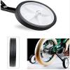 Bicycle Training Wheels Stabilizers with Mounted Bracket Screws for Kids of 16 18 20 22 24 Inch Bikes (Silver) view 3