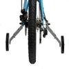 Bicycle Training Wheels Stabilizers with Mounted Bracket Screws for Kids of 16 18 20 22 24 Inch Bikes (Silver) view 4