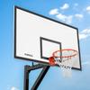 FORZA ALU80 Socketed Basketball Unit - 2X Basketball Board Sizes - Heavy Duty Inground Basketball Hoop (Without Ground Sockets, Without Pole Padding, Matchplay Board (72in x 42in)) view 2