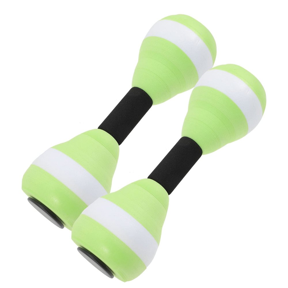 Fitness Equipment 2 Pcs Water Dumbbells Lightweight Aquatic Exercise Dumbells EVA Foam Water Barbells Hand Bar for Pool Fitness Exercise Para Ejercicios