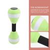 Fitness Equipment 2 Pcs Water Dumbbells Lightweight Aquatic Exercise Dumbells EVA Foam Water Barbells Hand Bar for Pool Fitness Exercise Para Ejercicios view 2
