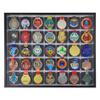 BIANJIE - Medal Photo Frame, Display Case, Collection Box, for Runners, Marathons, Race Winners, Swimming, Soccer, Gymnastics, Easy Installation (Black, 5x7)
