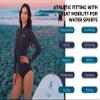 MWTA Wetsuit Women Shorty 2.0mm Neoprene Front Zipper for UV Protection Surfing Diving Snorkeling Kayaking BLK Size 14 view 4