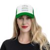 Custom Mesh Trucker Hats with Your Own Text Photo, Custom hat for Men Women Personalized Outdoor Snapback Dad Hat Adjustable Baseball Caps Green view 2