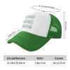 Custom Mesh Trucker Hats with Your Own Text Photo, Custom hat for Men Women Personalized Outdoor Snapback Dad Hat Adjustable Baseball Caps Green view 4