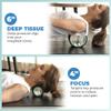 Chirp Wheel Foam Roller  Targeted Back & Neck Relief, Lumbar Spine Stretcher, Spinal Decompression Back Stretcher, Massage Roller with Density Foam for Physical Therapy, Supports 500lbs, 2-Pack Mint view 4
