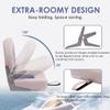 Deckpro Angler Low Back Boat Seat, Fold-Down Fishing Boat Seat Grey/Blue view 4