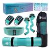 J Bryant Barbell Pad Set with 2 Ankle Straps for Cable Machines, Hip Resistance Band, Weight Lifting Straps, Thick Cushion Hip-Thrusts Pad with Carry Bag for Squats Bench Press Workout view 1