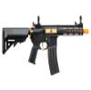Lancer Tactical Gen 2 Hellion MLOCK 7" Airsoft M4 AEG Rifles w/Battery & Charger (Color: Black & Gold) view 3