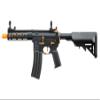 Lancer Tactical Gen 2 Hellion MLOCK 7" Airsoft M4 AEG Rifles w/Battery & Charger (Color: Black & Gold) view 4