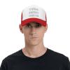 Custom Mesh Trucker Hats with Your Own Text Photo, Custom hat for Men Women Personalized Outdoor Snapback Dad Hat Adjustable Baseball Caps Red view 3