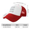 Custom Mesh Trucker Hats with Your Own Text Photo, Custom hat for Men Women Personalized Outdoor Snapback Dad Hat Adjustable Baseball Caps Red view 4