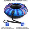 QIDOTS 47 Inch Snow Tube for Sledding Heavy Duty Inflatable Snow Sled Ski Tubes for Kids and Adults Winter Fun view 3