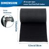 Halero 12in  13ft Boat Trailer Bunk Carpet Premium 25oz Marine Carpet Black for Boats,Boat Bunk,Trailer,Jet Ski Ramps view 4
