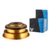 BOXKAT 44-55mm 1-1/8 Threadless Bearing Headset Mountain Bike, Bearings Lightweight Straight Tapered Tube Frame Fork (Color : Gold) view 1
