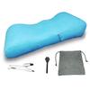 PHASFBJ Portable Inflatable Chair, Inflatable Lounger Air Sofa with Carrying Pouch,Automatic Inflatable Sofa, Comfortable Beach Chair for Adults and Kids Backyard Camping,Blue view 1